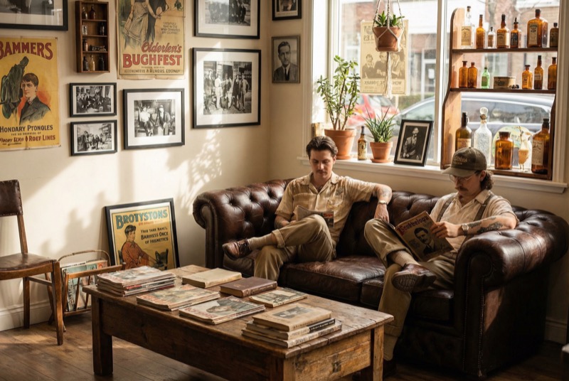 Prime Barbershop interior atmosphere